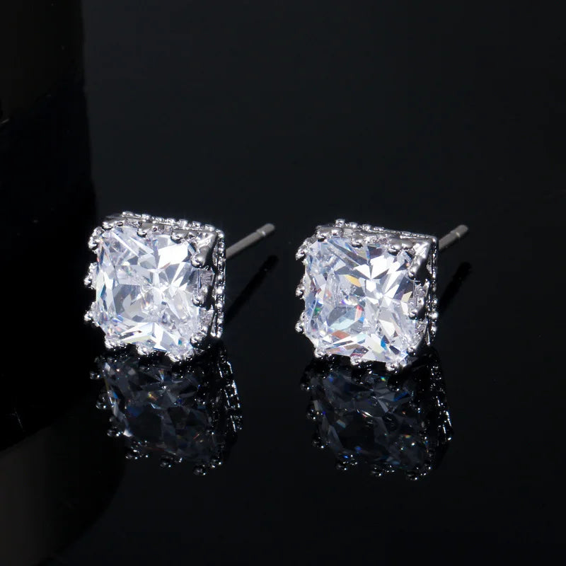 Boucles d'oreilles Square CZ