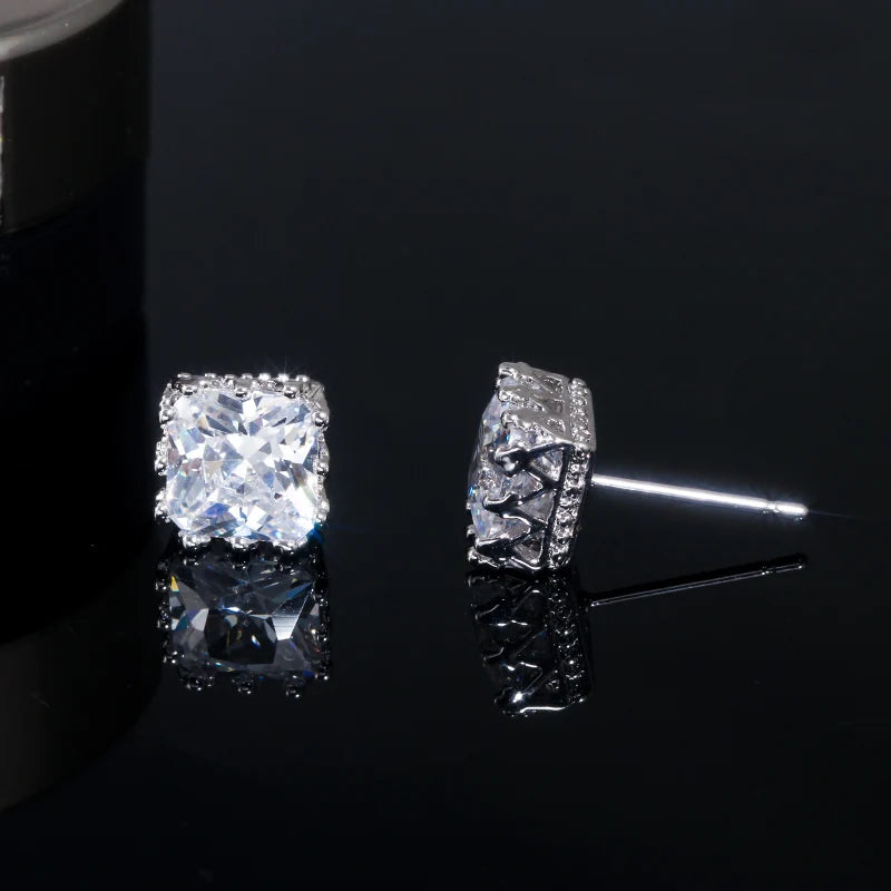 Boucles d'oreilles Square CZ