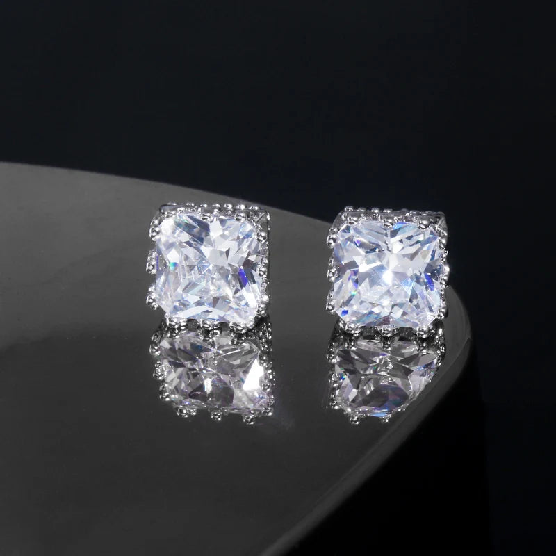 Boucles d'oreilles Square CZ