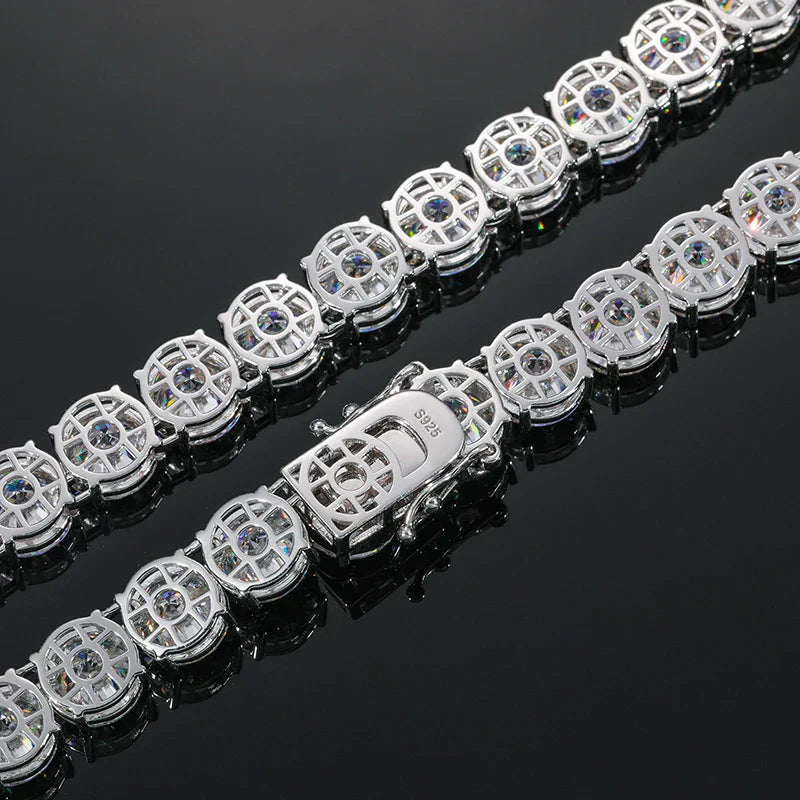 Bracelet Tennis 10mm en moissanite